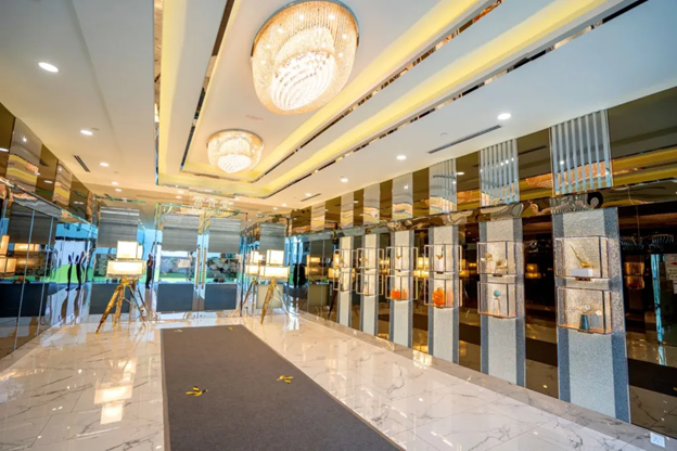 Nirvana Luxury Lobby / 五星级骨灰阁接待处 / 富贵山庄展示中心设计 / 现代奢华追思环境