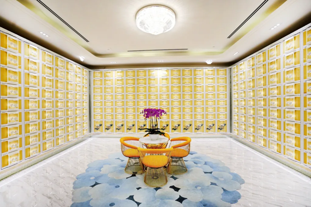 Nirvana Gold Columbarium / 五星级骨灰阁价格 / 黄金位风水布局 / 现代艺术追思空间