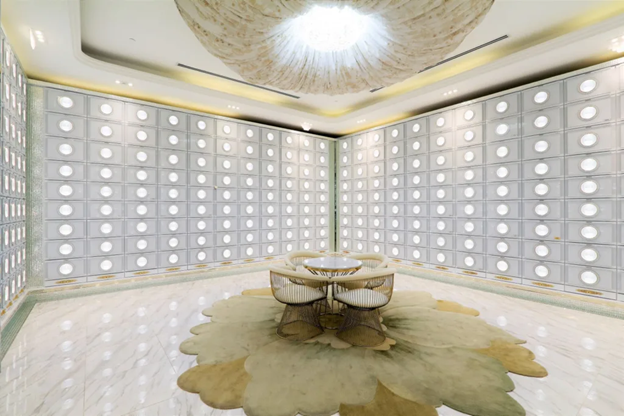 Nirvana White Columbarium / 白色极简骨灰阁 / 莲花吊灯设计灵堂 / 马来西亚室内骨灰阁